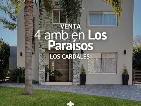 CASA 4 AMBIENTES EN VENTA, BARRIO LOS PARAISOS, LOS CARDALES