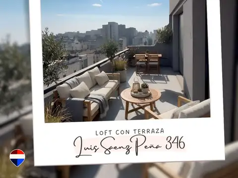 VENTA LOFT Balcon Terraza A ESTRENAR Monserrat
