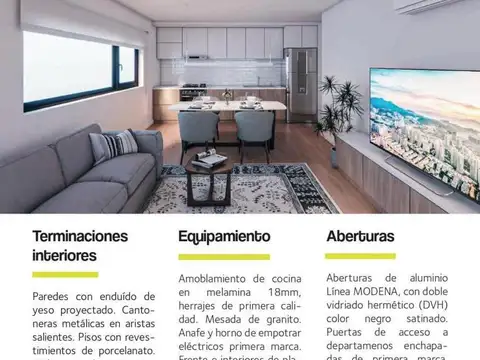 Diseño 24 - Ituzaingo Sur - 2 ambientes - 24 De Octubre 550