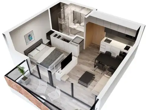 Loft divisible con amenities