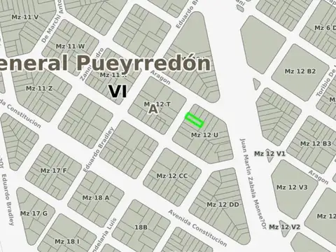 Terreno en Venta de 371,0 m2