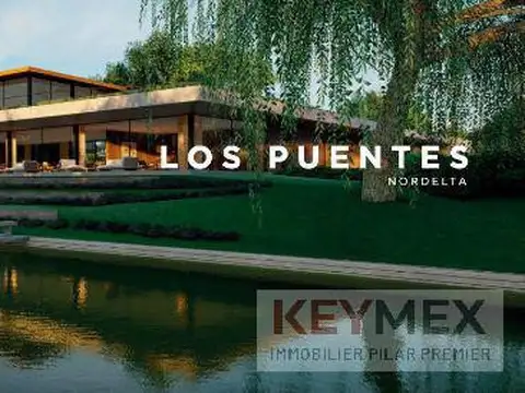 Terreno en  venta los puentes nordelta al agua SUM GIMNASIO HOUSE PADEL TENIS A LAGUNA CENTRAL
