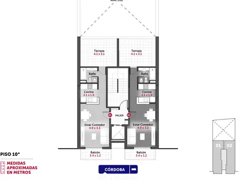 Departamento en Venta en Centro, USD 101.000