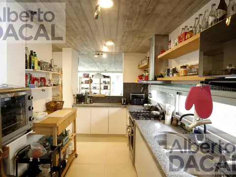 Casa en San Joaquin desarrollada en planta baja 3 dorm, parque pileta