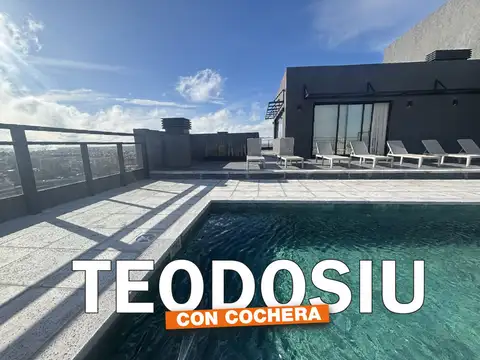 HERMOSO MONOAMBIENTE CON COCHERA CUBIERTA