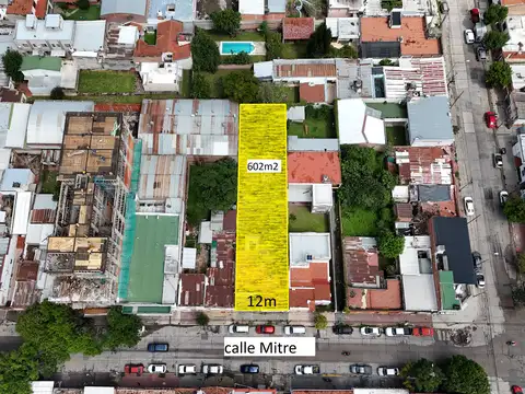 Terreno de 600 m2 en calle Mitre y Aniceto Latorre [SER DUEÑO]