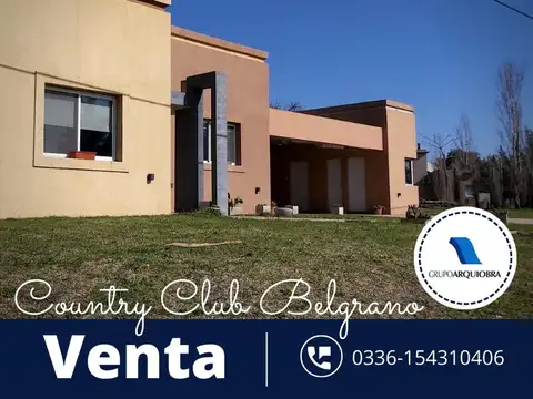 Casa en Country Club Belgrano