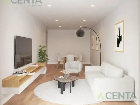 Departamento 3 ambientes con 2 baños