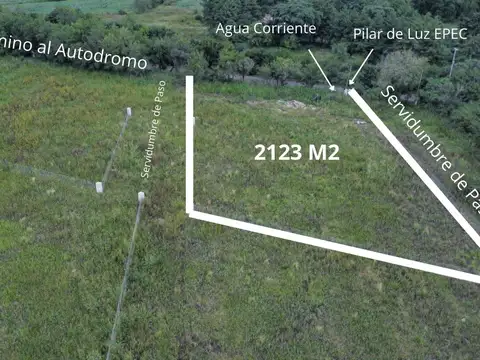 Terreno en Venta de 2123,0 m2