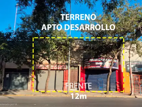 VENTA LOTE APTO DESARROLLO