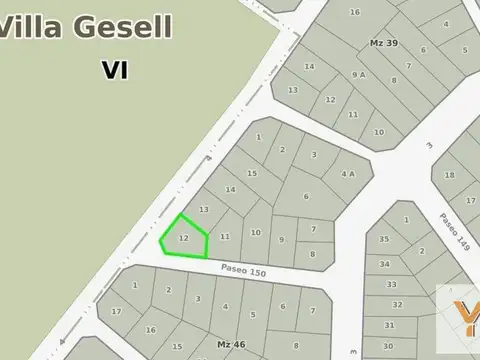 Terreno en Venta en Villa Gesell, USD 27.000