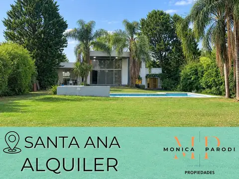 CASA EN VENTA EN BARRIO CERRADO SANTA ANA - FRANCISCO ÁLVAREZ