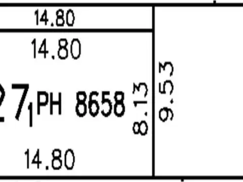 Terreno en Venta 9  mts Frente
