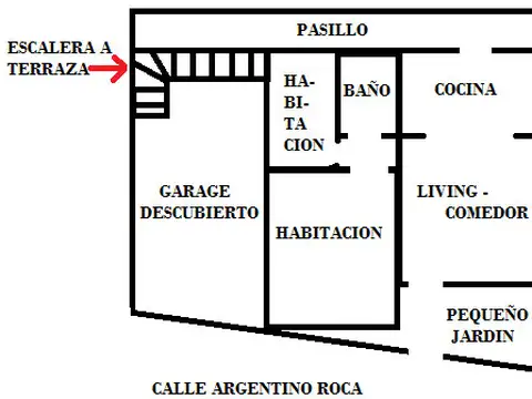 CASA 3 AMBIENTES CON COCHERA