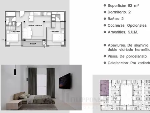 Departamento en Venta de 4 ambientes