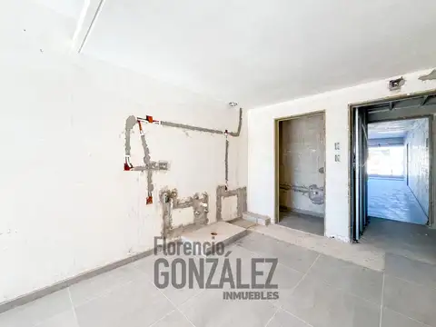 Departamento 2 ambientes con 2 baños