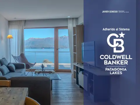 VENTA Departamento 104 A Estrenar con Costa y Vista Panorámica al Lago y Muelle Villa la Angostura
