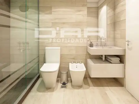 Departamento 2 ambientes con 1 baño