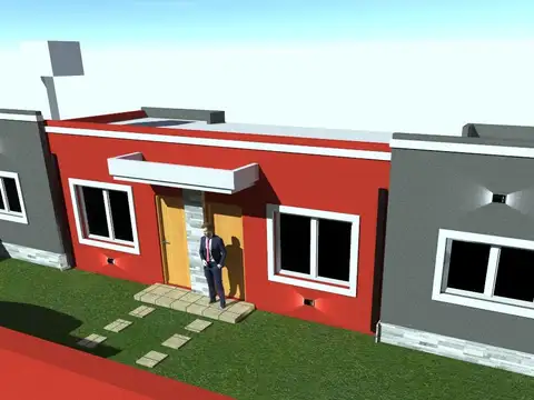 Casa 3 ambientes con 2 baños