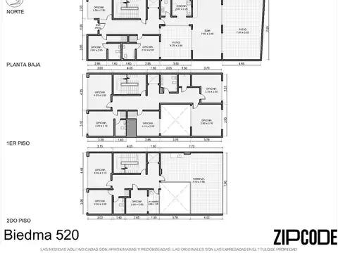 Oficina 12 ambientes con 7 baños