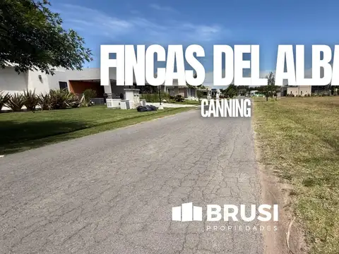 LOTE EN VENTA EN FINCAS DEL ALBA, CANNING - 3.678 MTS2 - APTO CRÉDITO