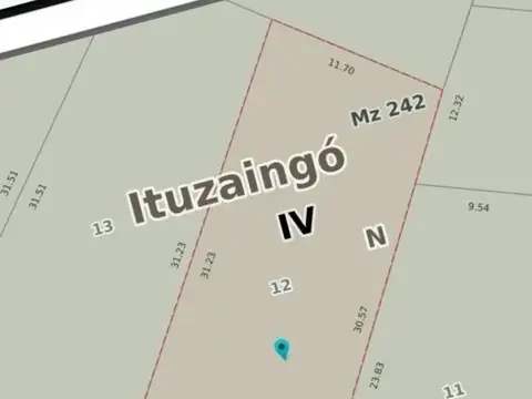 Terreno en Venta de 388,0 m2