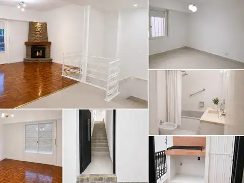 DEVOTO: 3 AMBIENTES FRENTE, PISO UNICO CON ENTRADA INDEPENDIENTE, BALCON Y PATIO ATERRAZADO CON PARRIL, BAULERA, SIN EXPENSASLA