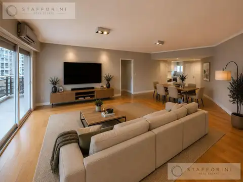 Departamento 4 ambientes con balcon aterrazado y cochera y baulera en Belgrano