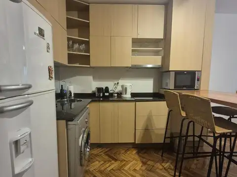 Departamento en Alquiler Temporario Mensual Amoblado en Recoleta 1 Amb