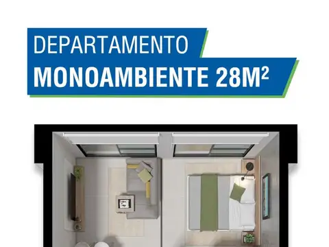 Departamento en Venta de Monoambiente