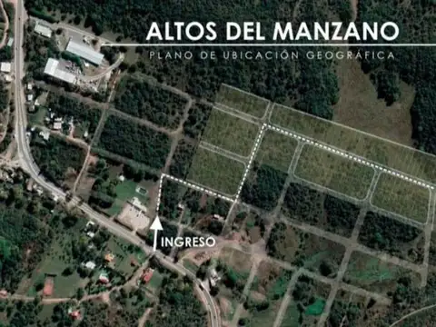 VENTA TERRENO EN ALTOS DEL MANZANO