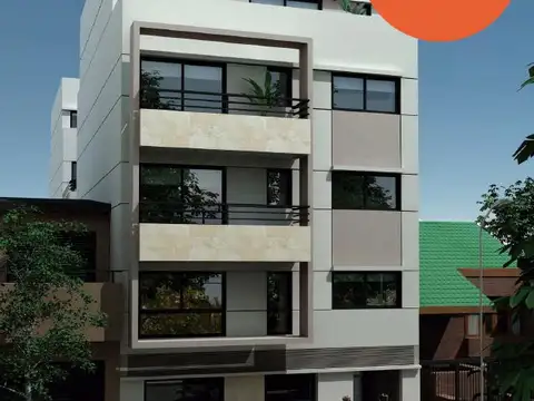Monoambiente amplio tipo loft, con terraza y parrilla propia