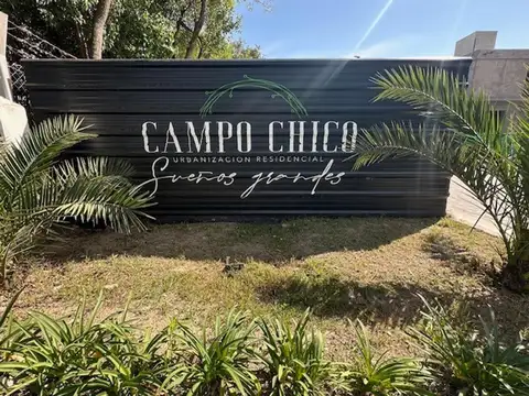 Lote en venta Campo Chico