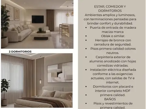 Departamento en Venta de 3 ambientes