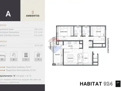 Departamento en Venta en Quilmes, USD 132.330