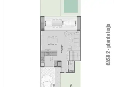 Casa de 4 ambientes en venta en Martinez