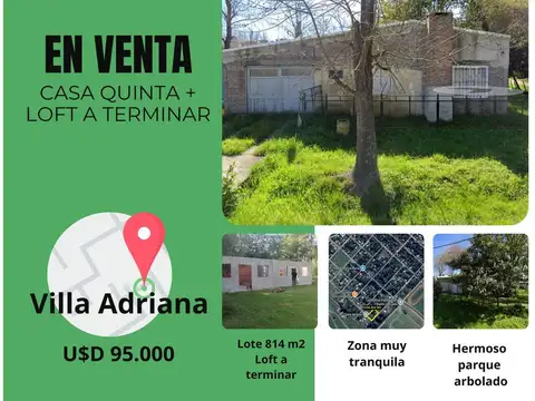 Casa en Villa Adriana 814 m2 + construccion de 2 loft