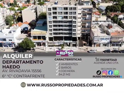 Alquiler Departamento 2 Ambientes Haedo Moron 6°C