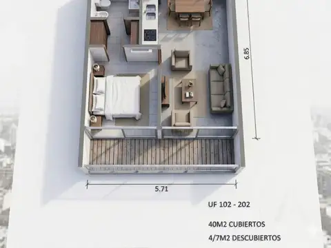 Departamento en Venta A Estrenar