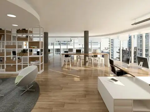 Av. del Libertador 6201 * -Sr  8º 1 - Oficinas con amenities - Con renta