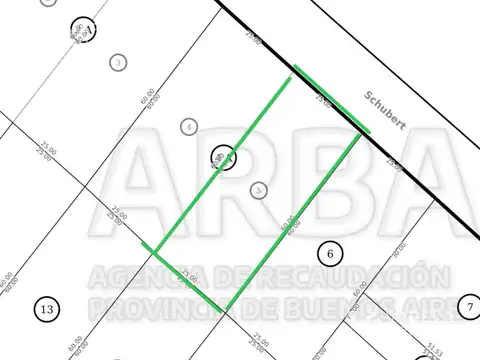 Terreno en Venta 25  mts Frente