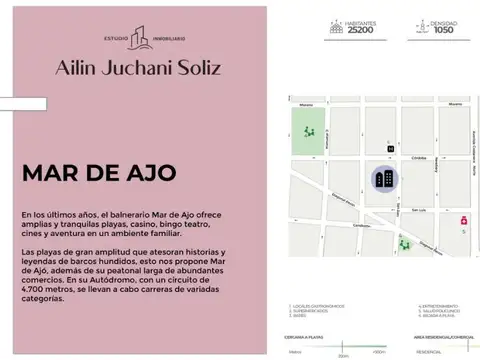 Departamento en Venta en Mar De Ajo, USD 99.000