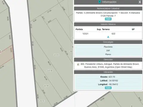 Terreno en Venta, FOT 199