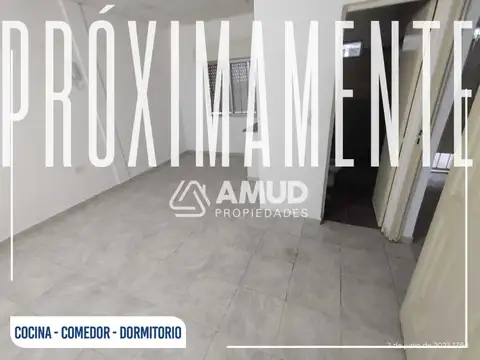 Departamento Monoambiente con 1 baño
