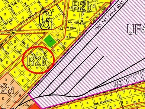 Terreno en Venta 24  mts Fondo