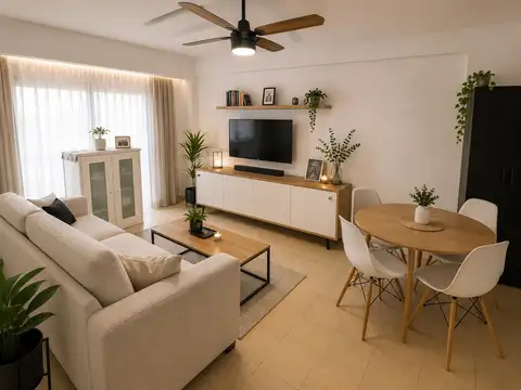 Departamento 2 ambientes frente con balcon impecable  apto credito