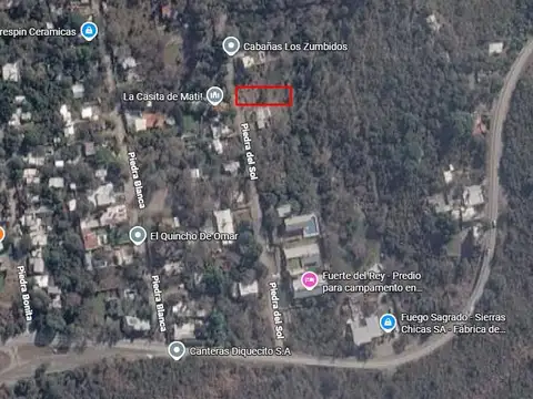 Terreno de 780 mts2 en Piedra del Sol S/N Villa el Diquecito La Calera