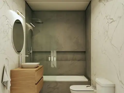 Departamento 2 ambientes con 1 baño