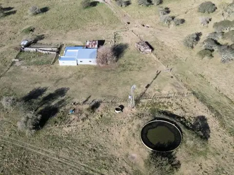 Campo mixto con casa y galpon, 78,5 has. Sobre ruta