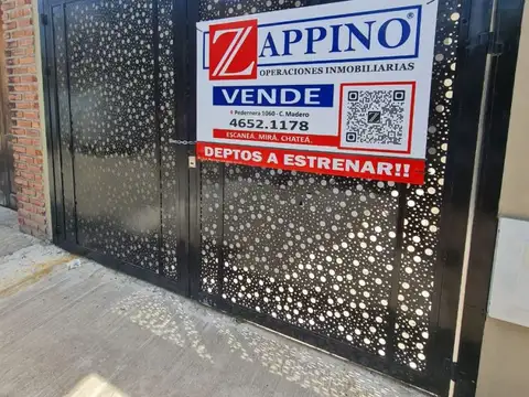 VENTA DE DEPTOS DE 1 Y 2 AMB.  A ESTRENAR